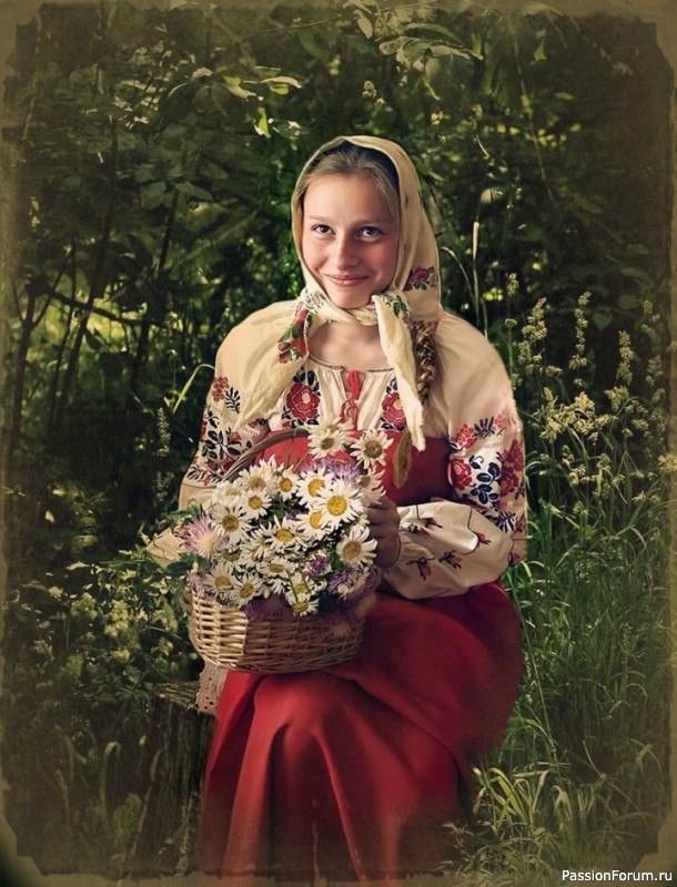 женщина крестьянка картинки