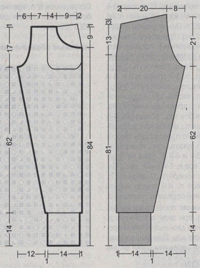 Женские брюки вязаные спицами 63d8c487