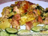 Свинина, запеченная с картофелем