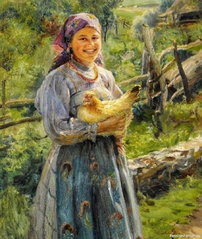 женщина крестьянка картинки