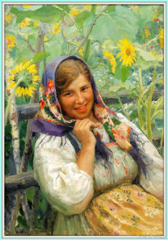 женщина крестьянка картинки