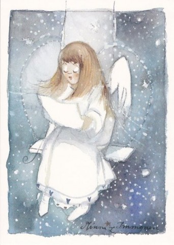 Ангелы и гномы от художницы Minna Immonen