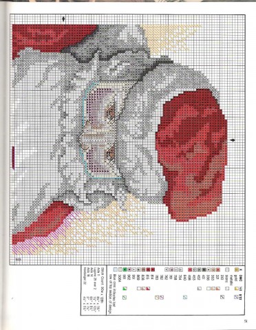 Схемы для вышивки Винтажные Санты