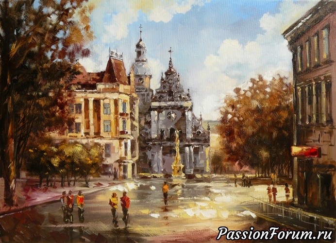 Одинокий Львов Рыдает костелами