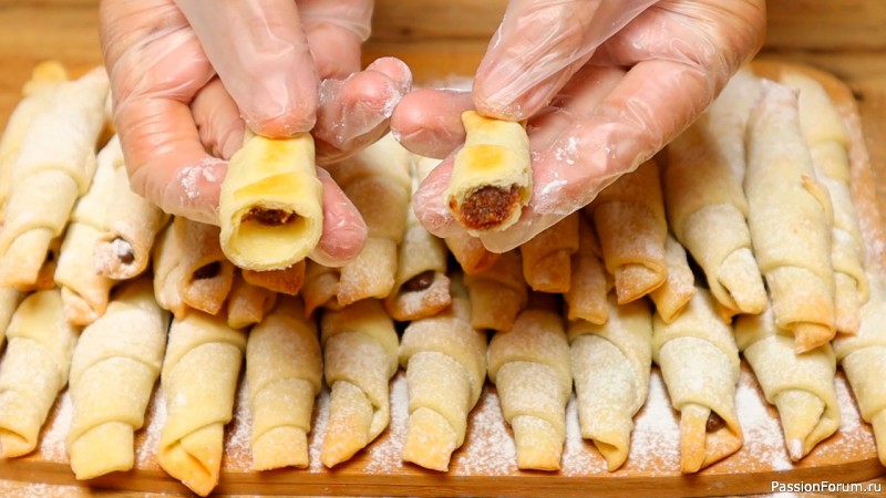 ТРУБОЧКИ с ОРЕХОВОЙ начинкой БЕЗ САХАРА
