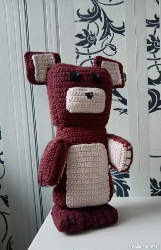 Супер медведь крючком