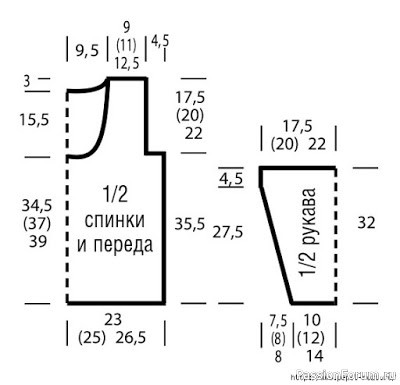 АЖУРНЫЙ ПУЛОВЕР С ШИРОКИМ ВОРОТНИКОМ