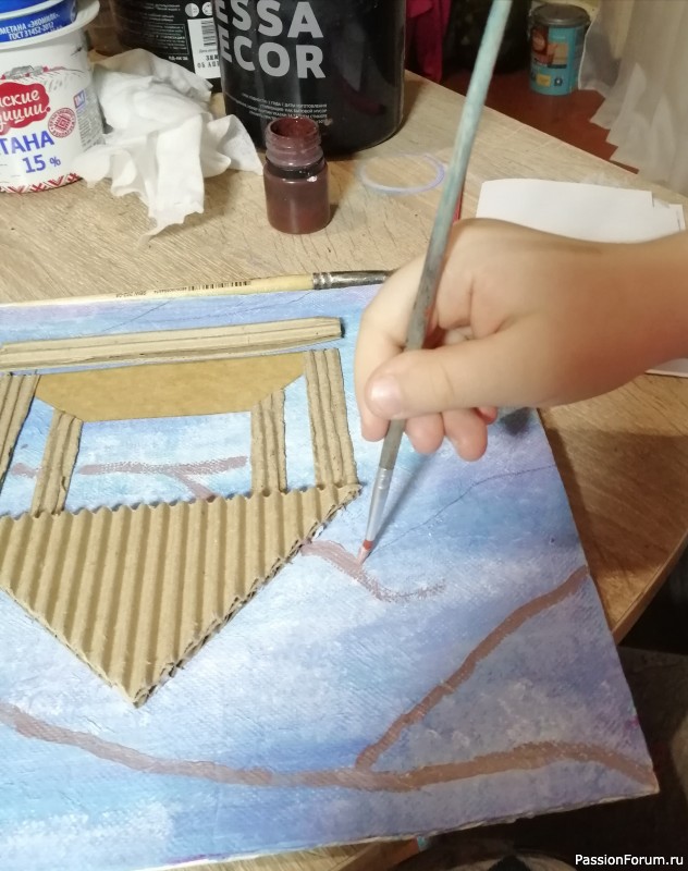 Каникулы. Аппликация &quot;Птицы&quot;. МК