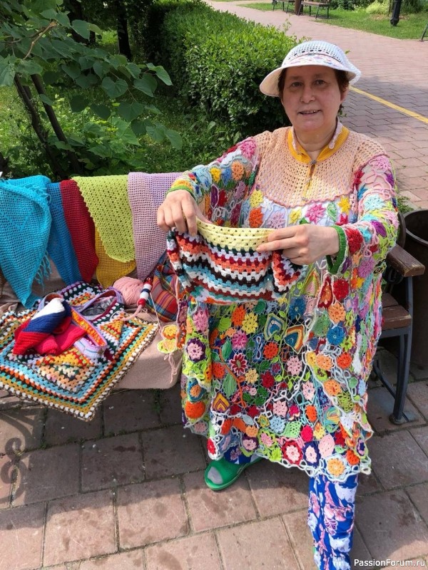 Приглашаю к вязанию на улице.