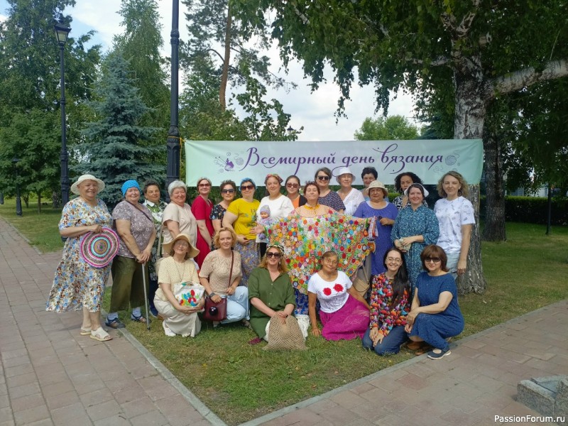 Приглашаю к вязанию на улице.