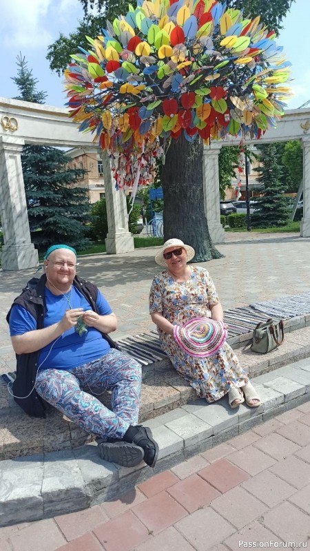 Приглашаю к вязанию на улице.