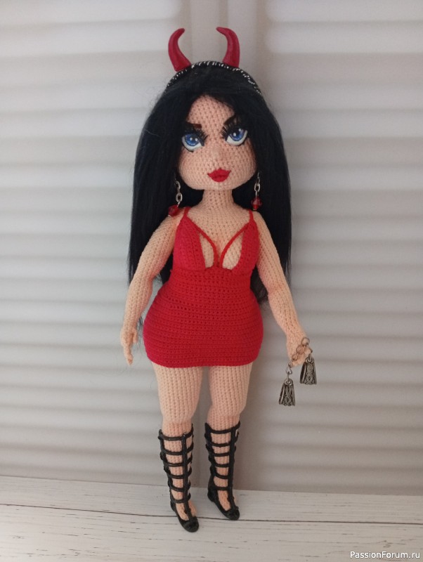 Хеллоуин. Пышечка крючком