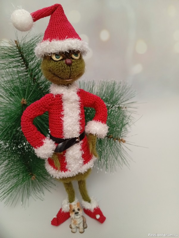 Красавчик Гринч крючком