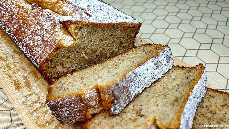 Банановый хлеб на рисовой муке