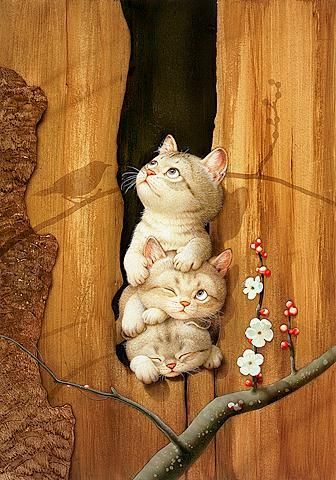 Сегодня у меня кошачье настроение))
