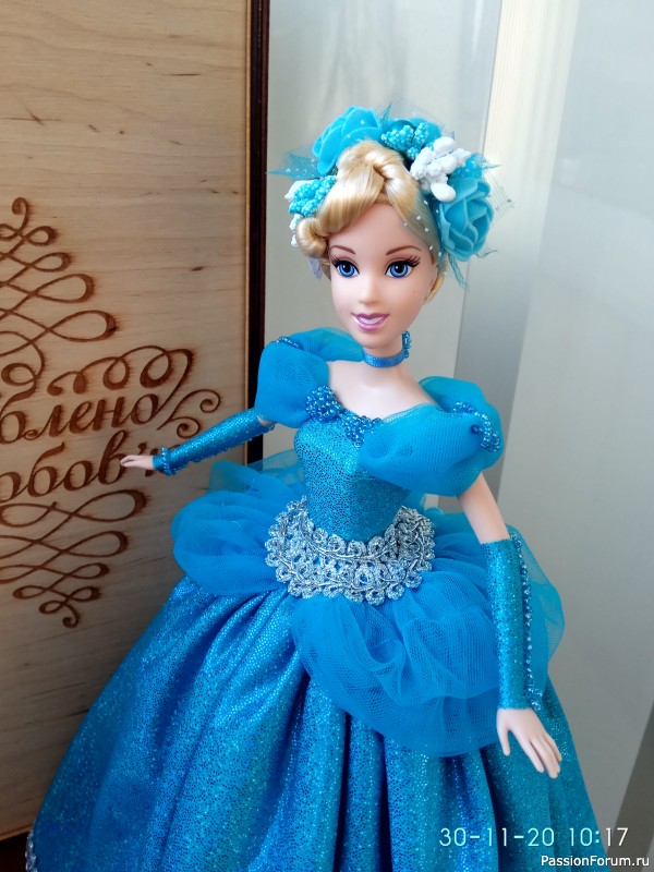 Кукла-шкатулка ручной работы Золушка ищет себе дом