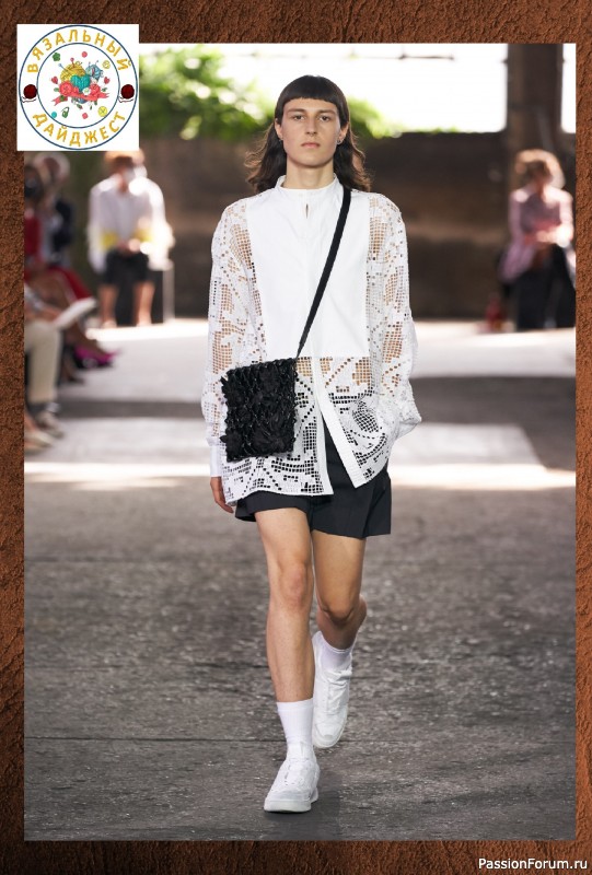 АЖУРНАЯ РУБАШКА ОТ VALENTINO! ОБРАЗЕЦ ДЛЯ РОСКОШНОГО ФИЛЕЙНОГО ВЯЗАНИЯ КРЮЧКОМ.