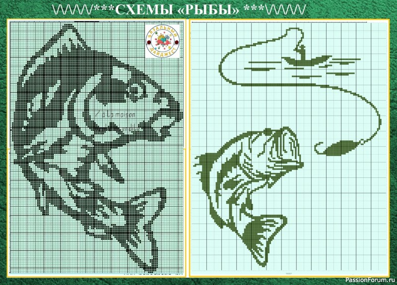 Рыбак крючком описание и схема