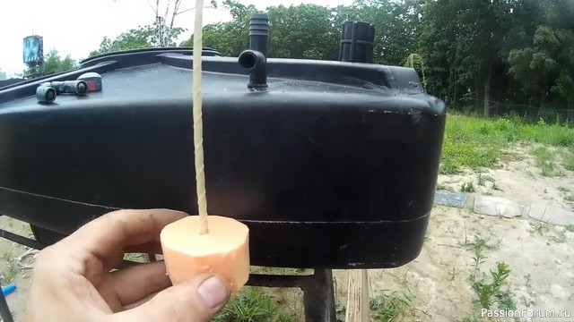 Летний душ на даче своими руками.