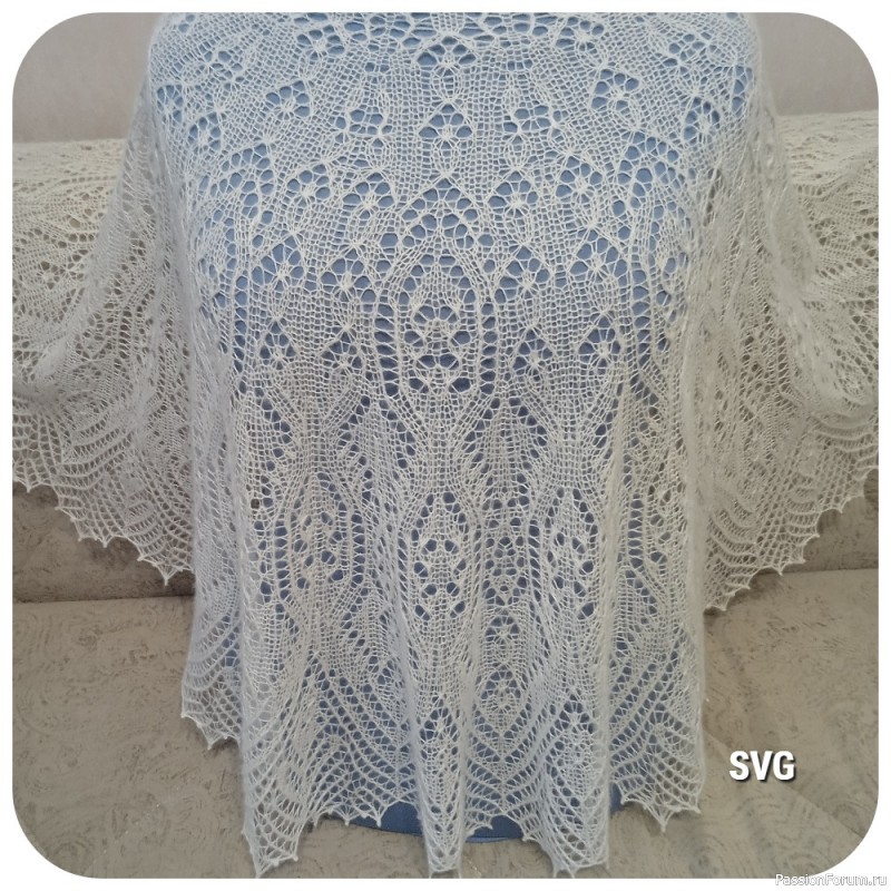 Шаль "Симфония весны"