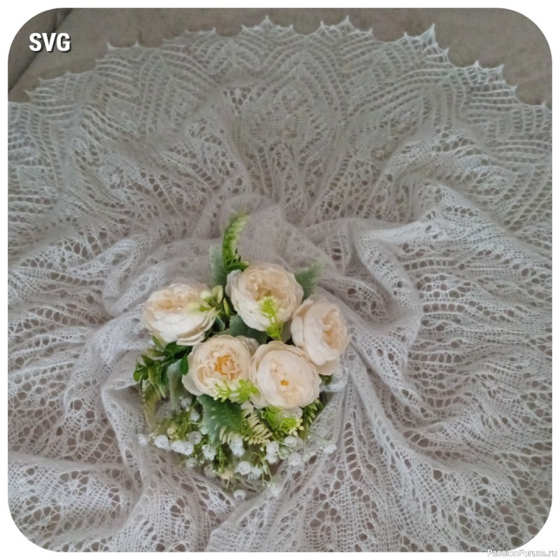 Шаль "Симфония весны"