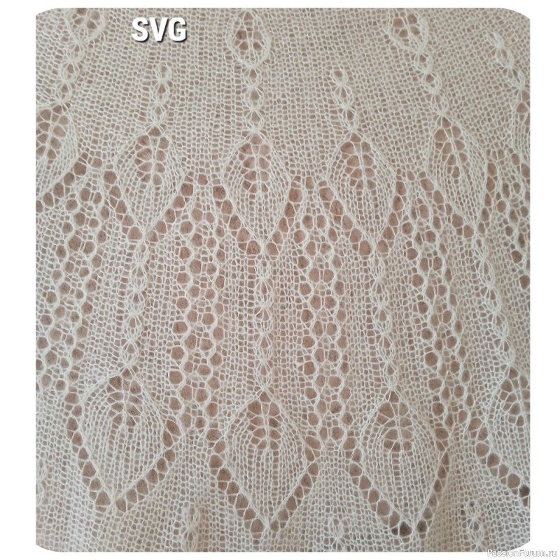 Шаль "Березовая роща"