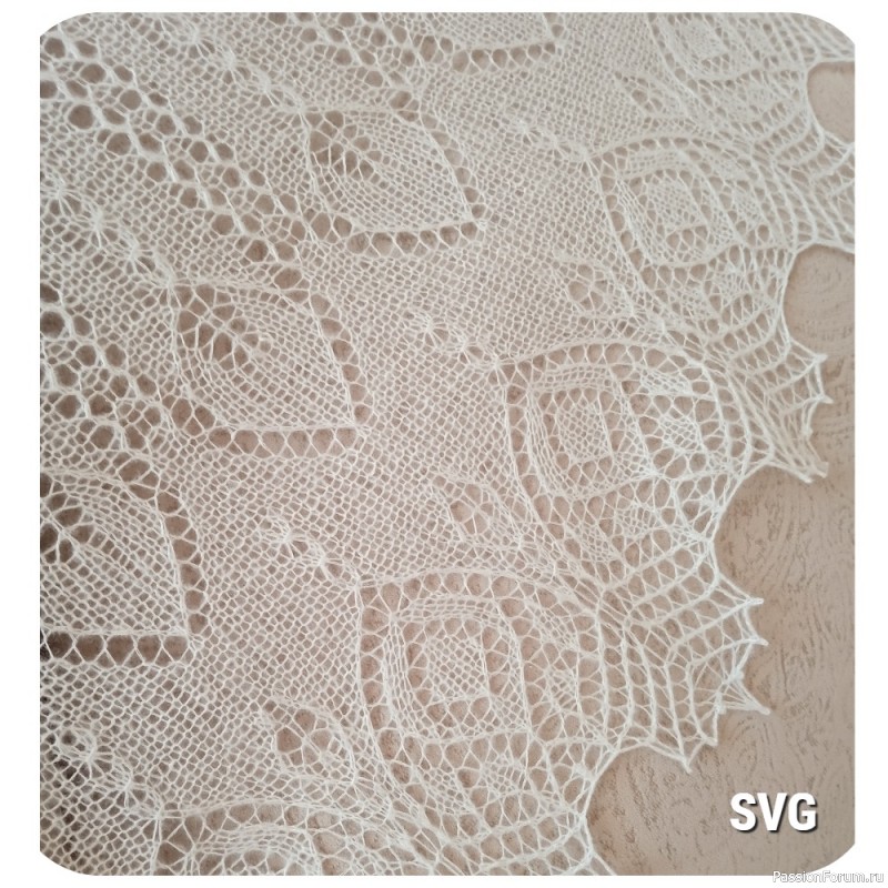 Шаль "Березовая роща"