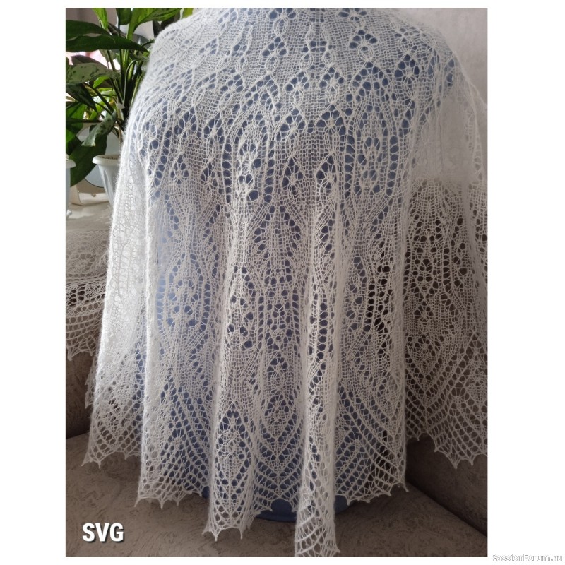 Шаль "Симфония весны"