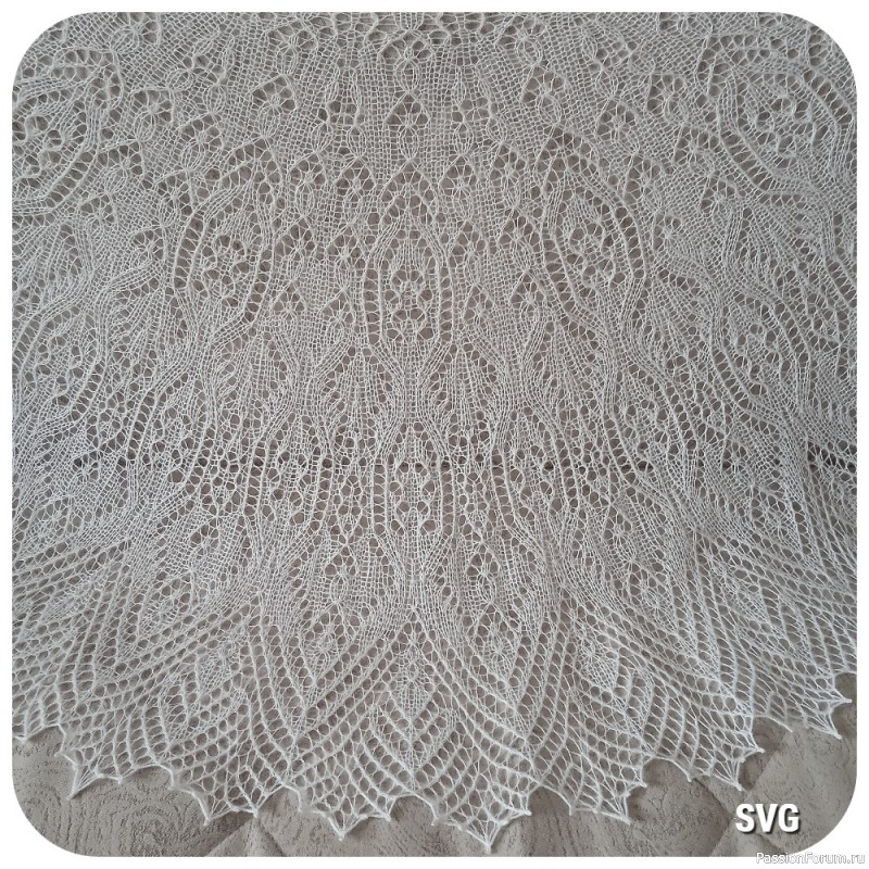 Шаль "Симфония весны"