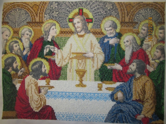 Иконы из бисера.
