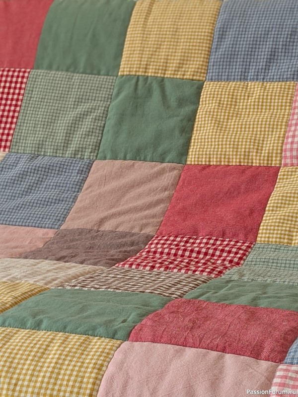 Дружба пэчворка и квилта, или шью внукам