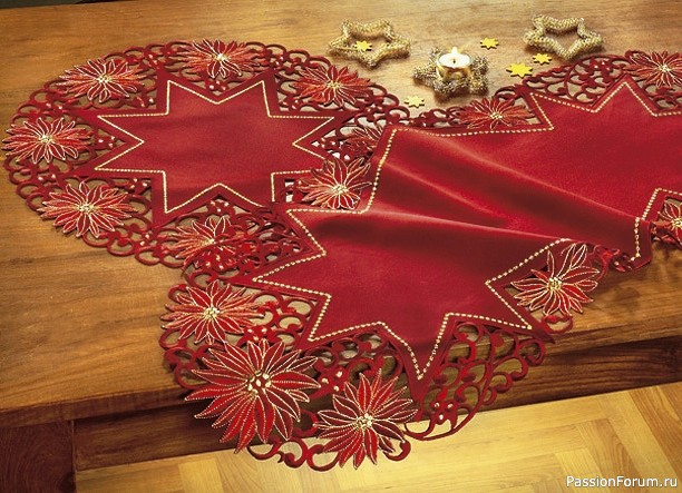 Скатерти - достойное обрамление новогоднего стола