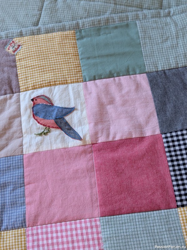 Дружба пэчворка и квилта, или шью внукам