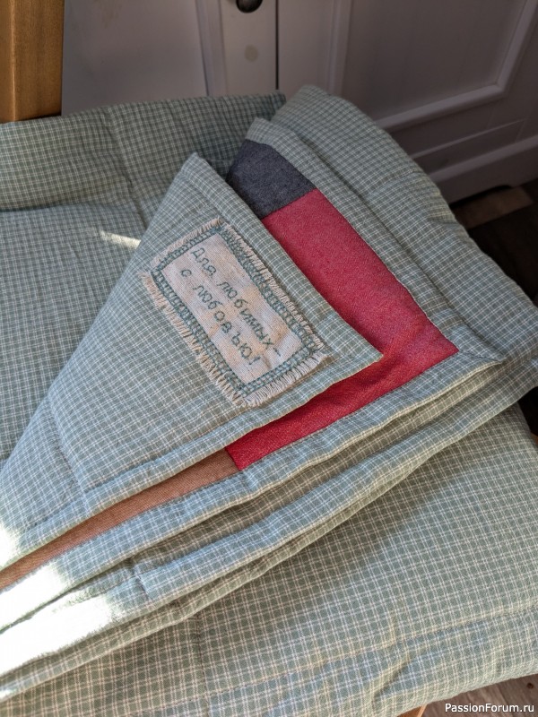 Дружба пэчворка и квилта, или шью внукам