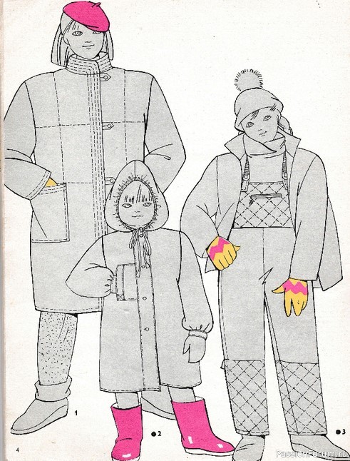 Я шью сама. 1983, №3. Модели с выкройками детям