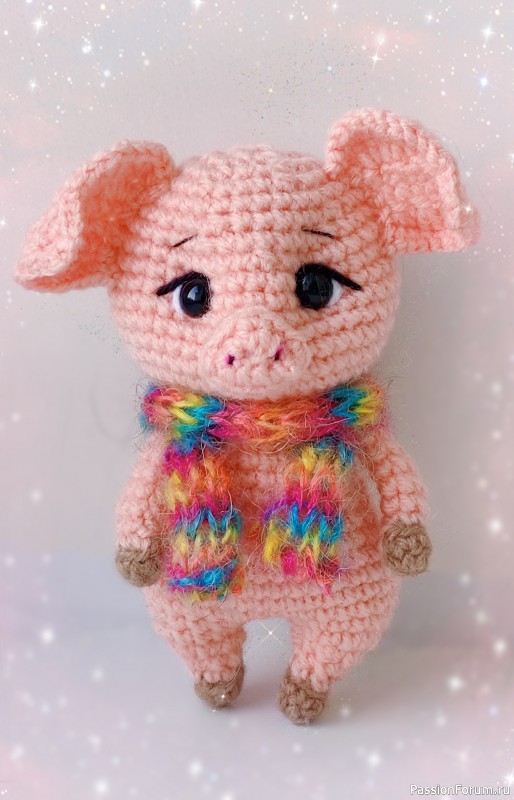 Поросеночек вязаный крючком