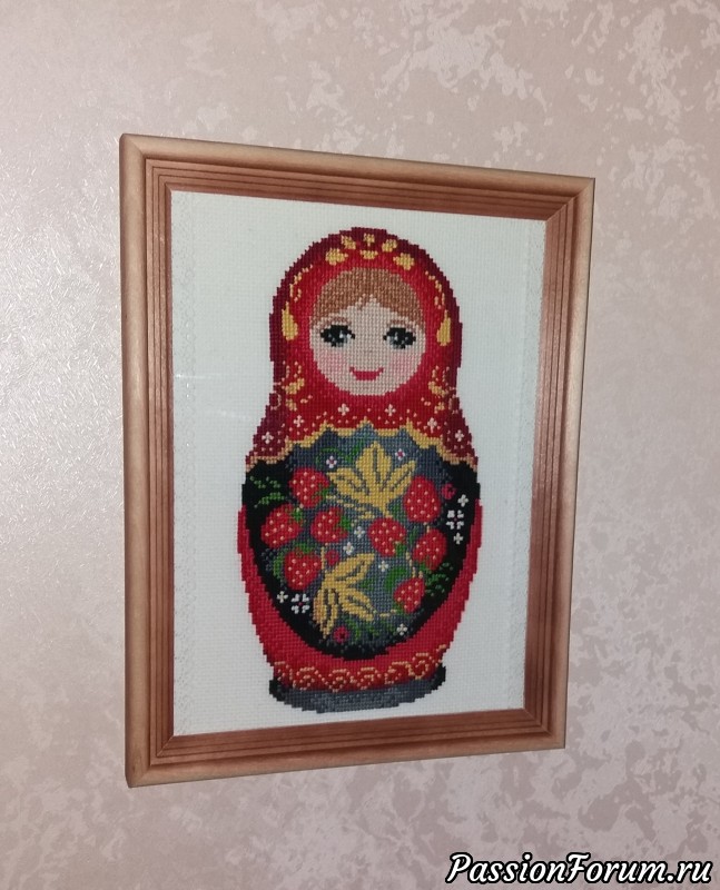 Две вышивки крестиком