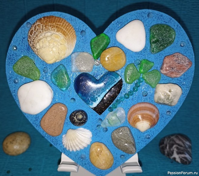 Цветок из ракушек