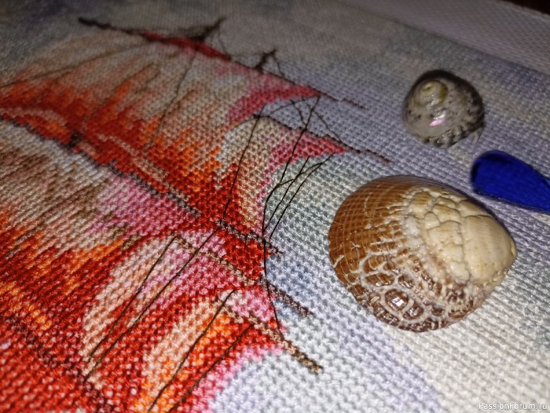 Вышивка крестом Алые паруса