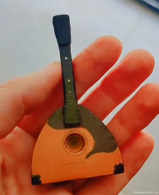 Русский мишка с балалайкой из ваты. МК