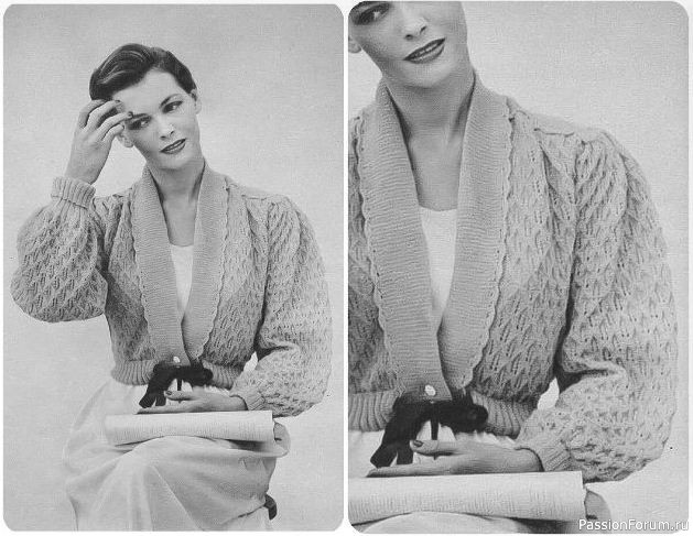 Очень красивые винтажные модели со схемами из 1950-х г.