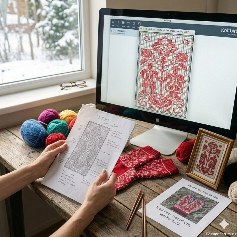 Две грани любви в жаккарде: Реконструкция традиций и современная графика