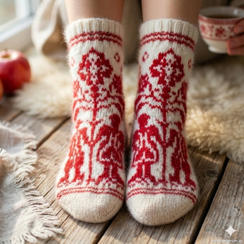 Две грани любви в жаккарде: Реконструкция традиций и современная графика