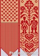 Две грани любви в жаккарде: Реконструкция традиций и современная графика