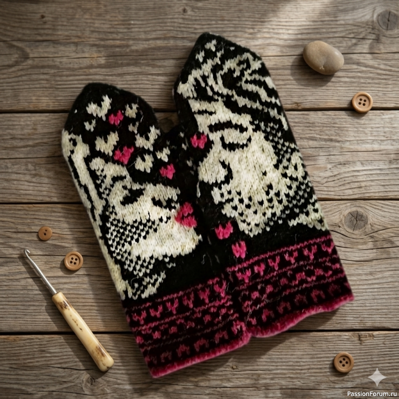 Две грани любви в жаккарде: Реконструкция традиций и современная графика