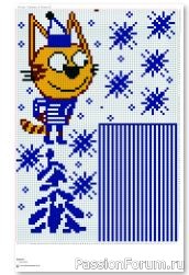 Озорной жаккард: Как &laquo;поселить&raquo; любимых героев на носочках 🐱🧶