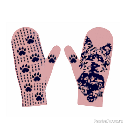 ​Жаккард. Варежки &quot;Йорки&quot; Схемы