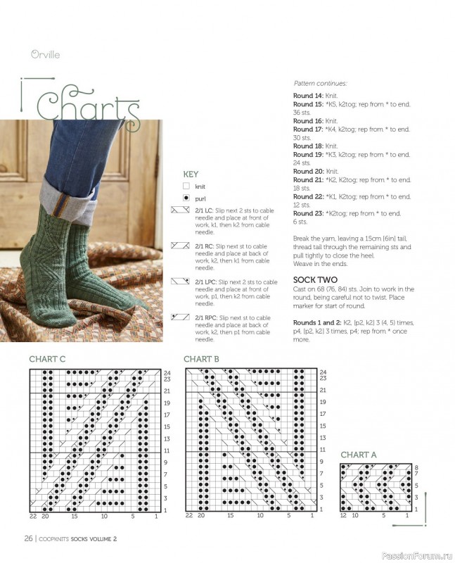 Коллекция моделей носков в книге «Coop Knits Socks: Volume 2»