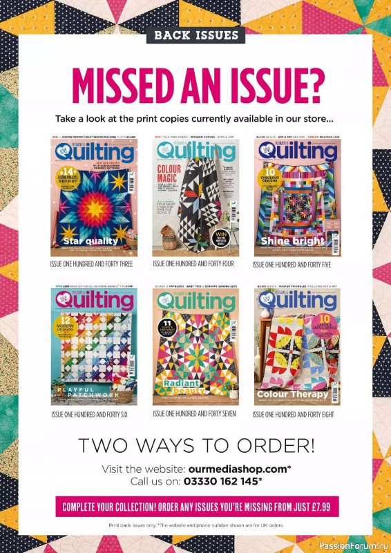 Коллекция проектов для рукодельниц в журнале «Love Patchwork & Quilting №149 2025»