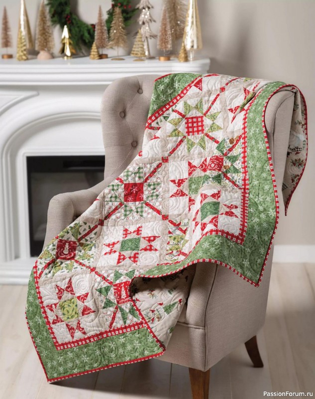 Коллекция проектов для рукодельниц в журнале «Quilter's World Special Edition - Christmas 2025»
